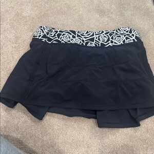 Lululemon Athletica Black and White Skirt